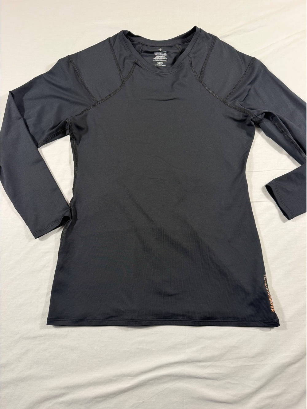 Tommie Copper Women's Long Sleeve Compression Shirt XL Black
